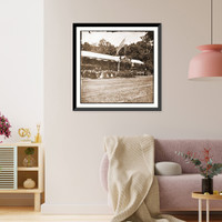 Historic Framed Print, Washington District of Columbia. The grand review of the Army. Presidential reviewi - 2,  17-7/8" x 21-7/8"