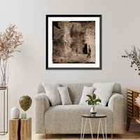 Historic Framed Print, Yorktown Virginia. Cornwallis cave. Used as a powder magazine by the Confederates - 2,  17-7/8" x 21-7/8"