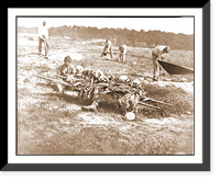 Cold Harbor Va. African Americans collecting bones of soldiers killed in the battle, Vintage Wall Art