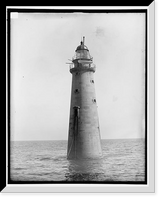 Minot's Ledge Lighthouse, Boston, Mass. - 2, Historic Print