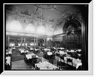 Dining room, Ponce de Leon, Vintage Print