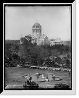 Historic Framed Print, Presbyterian Memorial [i.e. Flagler Memorial Presbyterian] Church, St. Augustine,  17-7/8" x 21-7/8"