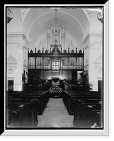 Historic Framed Print, [Altar, Flagler Memorial Presbyterian Church, St. Augustine],  17-7/8" x 21-7/8"