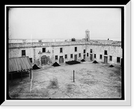 Historic Framed Print, Interior, Fort Marion,  17-7/8" x 21-7/8"