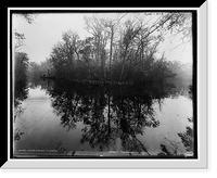 Historic Framed Print, Deep Creek, Florida,  17-7/8" x 21-7/8"