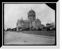 Historic Framed Print, Flagler Memmorial [i.e. Memorial Presbyterian] Church, St. Augustine,  17-7/8" x 21-7/8"