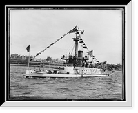 Historic Framed Print, U.S.S. Amphitrite,  17-7/8" x 21-7/8"