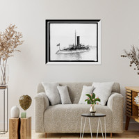 Historic Framed Print, U.S. Battleship Katahdin,  17-7/8" x 21-7/8"