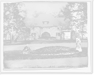 Historic Framed Print, Police station, Belle Isle,  17-7/8" x 21-7/8"