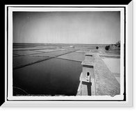 Salt vats from the store house, Vintage Print