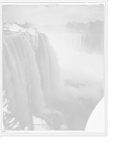 Historic Framed Print, Horseshoe Falls from Goat Island,  17-7/8" x 21-7/8"