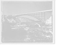 Historic Framed Print, [Upper] Steel Arch Bridge, Niagara,  17-7/8" x 21-7/8"