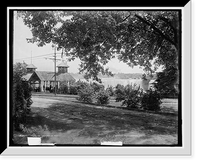 Historic Framed Print, Falls fr[om] Inspiration Point,  17-7/8" x 21-7/8"