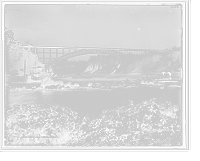 Historic Framed Print, [Upper] Steel Arch Bridge, Niagara - 2,  17-7/8" x 21-7/8"