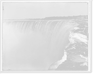 Historic Framed Print, The [Horseshoe] Falls from above,  17-7/8" x 21-7/8"