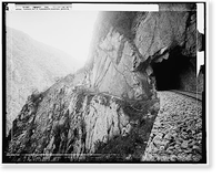 Tunnel No. 4, Temasopo sic Canyon, Mexico, Vintage Wall Art