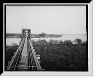 Historic Framed Print, Tamesi Bridge,  17-7/8" x 21-7/8"