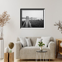 Historic Framed Print, Tamesi Bridge,  17-7/8" x 21-7/8"