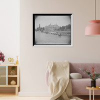 Historic Framed Print, Wehrle's Dancing Pavilion, Put-In-Bay,  17-7/8" x 21-7/8"