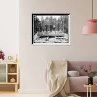 Historic Framed Print, The Loggers,  17-7/8" x 21-7/8"