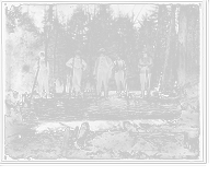 Historic Framed Print, The Loggers,  17-7/8" x 21-7/8"