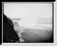 Historic Framed Print, Horseshoe Fall from Goat Island, Niagara,  17-7/8" x 21-7/8"