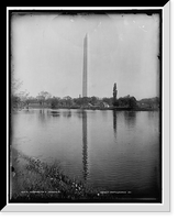 Historic Framed Print, Washington's monument,  17-7/8" x 21-7/8"