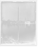 Historic Framed Print, Washington's monument,  17-7/8" x 21-7/8"