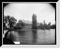 Historic Framed Print, [Pickard']s Hotel, Lake Chautauqua,  17-7/8" x 21-7/8"