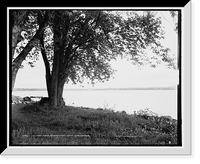 Historic Framed Print, Celeron [i.e. Celoron] from Greenhurst, Lake Chautauqua,  17-7/8" x 21-7/8"