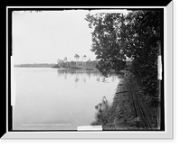 Historic Framed Print, White Bass Lake near Gordon's, Wis.,  17-7/8" x 21-7/8"