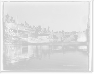 Historic Framed Print, Quinneseo [sic] Falls, Mich.,  17-7/8" x 21-7/8"