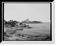 Historic Framed Print, Marquette, Mich., Lighthouse Point,  17-7/8" x 21-7/8"
