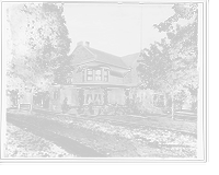 Historic Framed Print, [Marquette, Mich., private residence],  17-7/8" x 21-7/8"