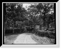 Historic Framed Print, Green Lake, Wis., entrance gate, Pleasant Point,  17-7/8" x 21-7/8"