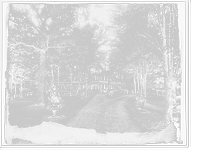 Historic Framed Print, [Oakwood Hotel from gate, Green Lake, Wis.],  17-7/8" x 21-7/8"