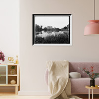 Green Lake, Wis., old mill at railway station, Historic Print