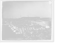 Historic Framed Print, Cotton at railway terminus, Savannah, Ga.,  17-7/8" x 21-7/8"