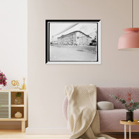 Historic Framed Print, U.S. Custom House, New Orleans, La.,  17-7/8" x 21-7/8"