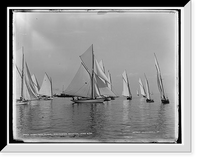 Historic Framed Print, Start, third class, Dorchester regatta,  17-7/8" x 21-7/8"