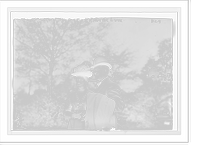 Historic Framed Print, Prof. and Mrs. F.R. Hutton, in park,  17-7/8" x 21-7/8"