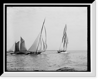 Historic Framed Print, Katrina and Troubadour,  17-7/8" x 21-7/8"