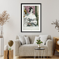 Historic Framed Print, Fanny,  17-7/8" x 21-7/8"