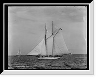 Historic Framed Print, Monhegan, August 1, 1890,  17-7/8" x 21-7/8"