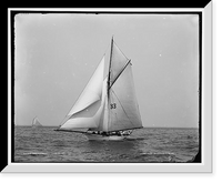 Historic Framed Print, Kathleen, [Atlantic Yacht Club],  17-7/8" x 21-7/8"