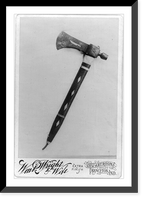 Historic Framed Print, Tomahawk,  17-7/8" x 21-7/8"