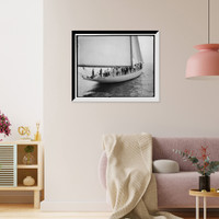 Historic Framed Print, Deck of Vigilant,  17-7/8" x 21-7/8"