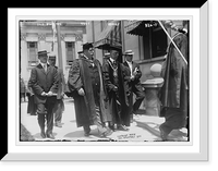Historic Framed Print, Taft and Hadley in academic dress at Yale, New Haven, Conn.,  17-7/8" x 21-7/8"