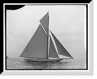 Historic Framed Print, Columbia before the start,  17-7/8" x 21-7/8"