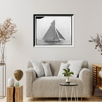 Historic Framed Print, Columbia before the start,  17-7/8" x 21-7/8"
